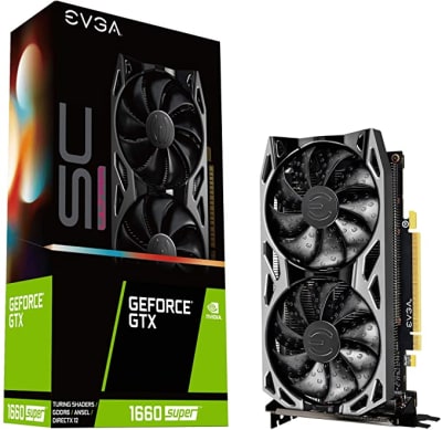 TARJETA DE VIDEO EVGA NVIDIA GEFORCE GTX 1660 SUPER 6GB GDDR5 (06G-P4-1068-KR)