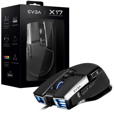 MOUSE EVGA X17 GAMING NEGRO (903-W1-17BK-KR)