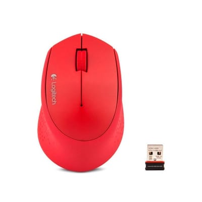 MOUSE LOGITECH M280 WIRELESS ROJO (910-004286) (NT8)