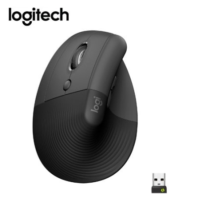 MOUSE LOGITECH LIFT VERTICAL ZURDO INALAMBRICO ( 910- 006467)1