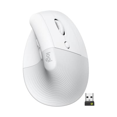 MOUSE LOGITECH LIFT VERTICAL WIRELESS BLANCO (910-006469)