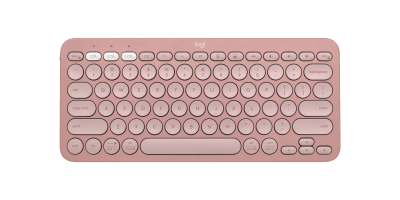 TECLADO LOGITECH PEBBLE 2 K380S BLUETOOTH/INALAMBRICO SP ROSA (920-011785)1