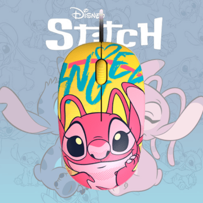 MOUSE XTECH CABLEADO EDICION DISNEY STICH AMARILLO (XTM-D406ST-YL) (NT3)