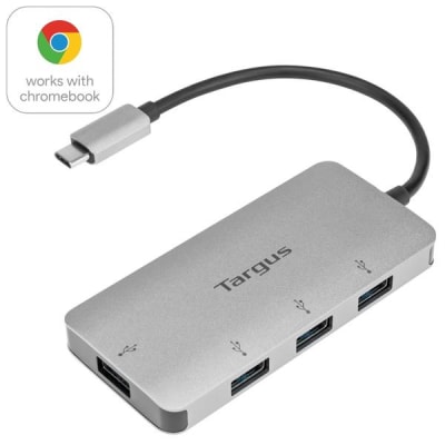 HUB TARGUS - USB-C CON 4 PUERTOS USB-A (ACH226BT) (NT8)1