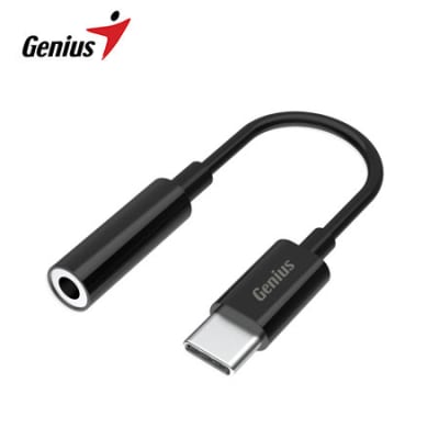 ADAPTADOR GENIUS ACC-C100 USB-C A 3.5MM BLACK (32590012400) (NT8)