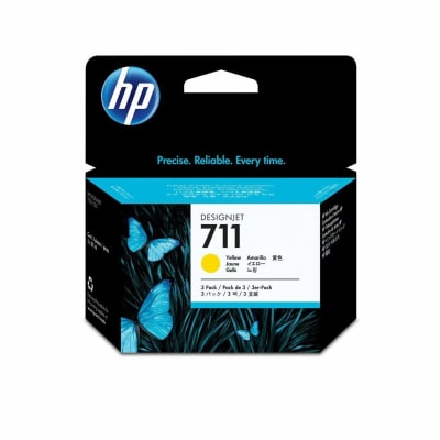 TINTA HP CZ136A 711 YELLOW 3 PACK 29ML (CZ136A) (NT18)