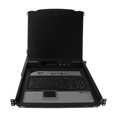 CONSOLA KVM TRIPP LITE 8 PUERTOS RAQUEABLE 1U 19