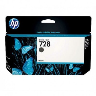 CARTUCHO DE TINTA HP 728 NEGRO 300ML (F9J68A) (NT18)
