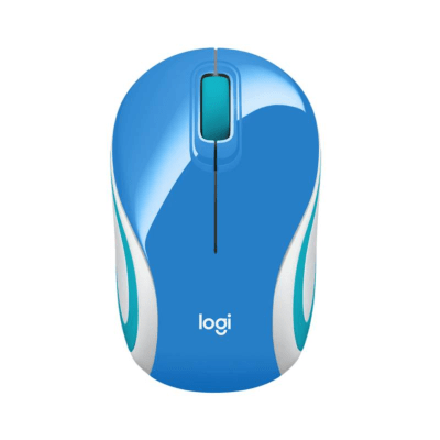 MOUSE LOGITECH MINI M187 WIRELESS BLUE (910-005360)