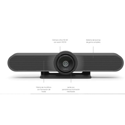 CÁMARA LOGITECH B2B MEETUP+EXPANSION MIC NEGRO (960-001201) (NT8)