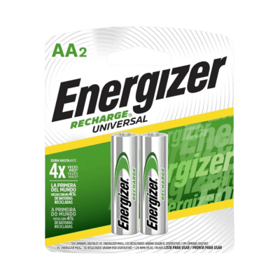 PAR DE PILAS RECARGABLE AA ENERGIZER 1.2V