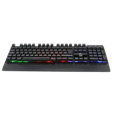 TECLADO GAMER XTECH XTK-510S - ESPAÑOL ILUMINACIÓN LED MULTICOLOR CON EFECTOS DE LUZ (XTK-510S) (NT3)