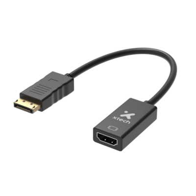 ADAPTADOR XTECH DISPLAYPORT MACHO-A HDMI-HEMBRA (XTC-378) (NT3)