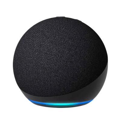 PARLANTE INTELIGENTE AMAZON ECHO DOT 5TA GENEREACIÓN CONTROL DE VOZ ALEXA WIFI BLUETOOTH - NEGRO (B09B8V1LZ3)