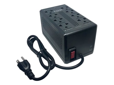 ESTABILIZADOR CDP AUTOMATIVO DE VOLTAJE CON SUPRESION DE PICOS RAVR1008i, 900va/450w (R-AVR-1008I)