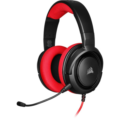 AURICULAR CORSAIR ESTEREO HS35 RED (CA-9011198-NA)
