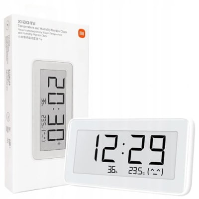 RELOJ XIAOMI CON MONITOR DE TEMPERATURA Y HUMEDAD (LYWSD02MMC)1