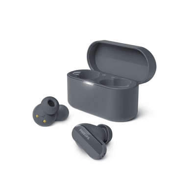 AURICULARES INALÁMBRICOS PHILIPS C/MICROF. 10M USB-C TACTIL NEGRO (TAT3508BK) (NT8)
