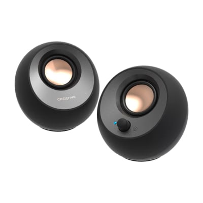 PARLANTE CREATIVE PEBBLE V3 2.0 8W/16W BT/3.5MM USB-C/AUDIO (51MF1700AA000) (NT8)
