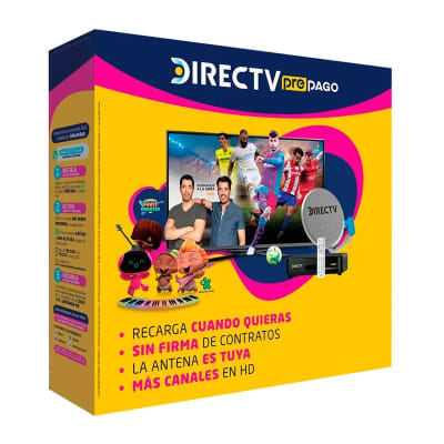 KIT DIRECTV DECODIFICADOR + ANTENA + CONTROL