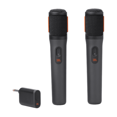 PACK DE 2 MICROFONOS JBL PARTY BOX WIRELES INALÁMBRICO Y RECARGABLE (JBLPBWIRELESSMICAM)