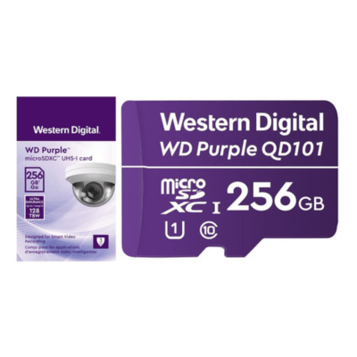 MEMORIA MICRO SDXC 256GB WESTERN DIGITAL PURPLE (WDD256G1P0C-85AEL0)