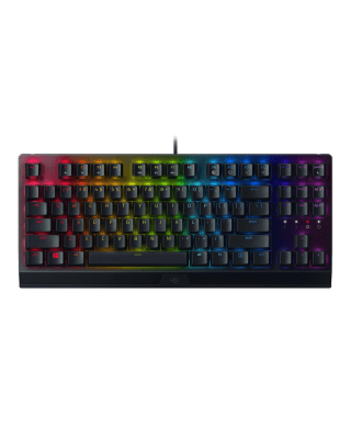 TECLADO RAZER BLACKWIDOW V3 TKL MECANICO SWITCH GREEN SP CHROMA BLACK (RZ03-03491200-R311) NT84