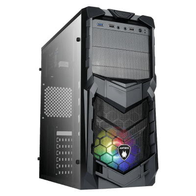 CASE C/FUENTE 350W ANTRYX ELEGANT 670, C/VENTANA, USB3.0 (AC-E670P-350CP) (NT21)