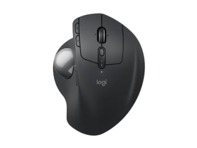 MOUSE LOGITECH MX ERGO S ADVANCED TRACKBALL WIRELESS BOLT/BLUETOOTH USB-C BLACK (910-007261) (NT8)1