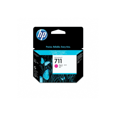 CARTUCHO DE TINTA DESIGNJET 711 MAGENTA 29MIL (CZ131A) (NT18)