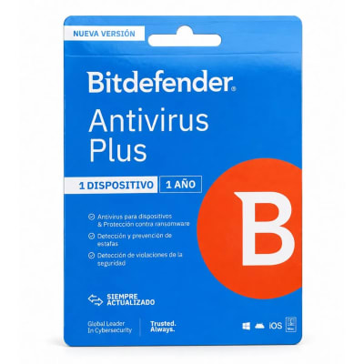 LICENCIA BITDEFENDER ANTIVIRUS PLUS BLISTER 1PC 1Y (B11010061)1