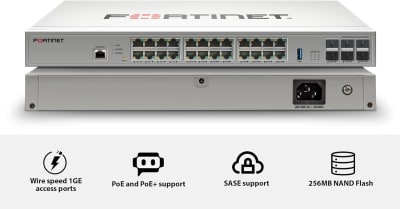 SWITCH FORTINET FORTISWITCH 124G-FPOE (FS-124G-FPOE) (NT9)