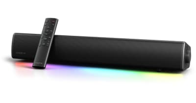 PARLANTE CREATIVE GAMING SOUND BAR GS5 RGB 60W BT/USB-C NEGRO (51MF8470AA000) (NT8)
