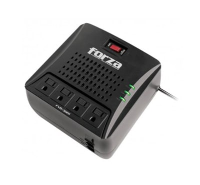ESTABILIZADOR FORZA 4 TOMAS 3000VA/1500W RJ45-220V X 4 (FVR-3002)1