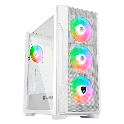 CASE ANTRYX FX 710 WHITE, ARGB FAN X4, USB TIPO-C (AC FX710W) (NT21)