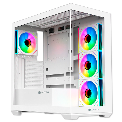 CASE ANTRYX FX 750 WHITE, ARGB FAN X4, USB TIPO-C (AC FX750W) (NT21)