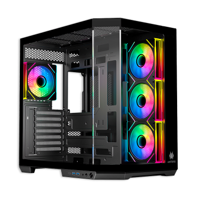 CASE ANTRYX FX 800 BLACK, INFINITY ARGB FAN X4, USB TIPO-C (AC-FX800K) (NT21)