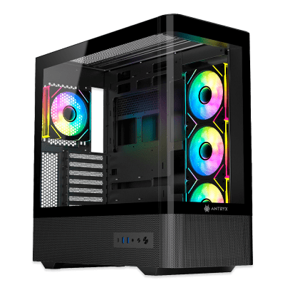 CASE ANTRYX FX 830 BLACK, INFINITY ARGB FAN X4, USB TIPO-C (AC-FX830K) (NT21)