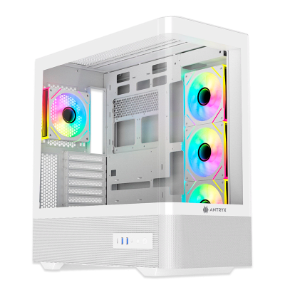 CASE ANTRYX FX 830 WHITE, INFINITY ARGB FAN X4, USB TIPO-C (AC-FX830W) (NT21)