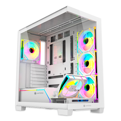 CASE ANTRYX FX 850 PRO-WHITE, INFINITY ARGB FAN X5, USB TIPO-C (AC-FX850WP) (NT21)1