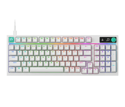 TECLADO LOGITECH G316 X 98 MECÁNICO USB-C 8000 HZ HOT SWAP RGB LIGHTSYNC WHITE (920-014226) (NT8)1