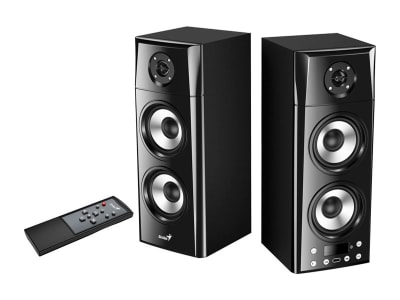 PARLANTE GENIUS BLUETOOTH CON CONTROL REMOTO 60W WOOD (SP-HF2800BT)