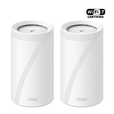 SISTEMA DE WIFI TP-LINK MESH DECO BE85 (PAQX2) BE19000 3BAND (Deco BE85(2-pack)) (NT6)1