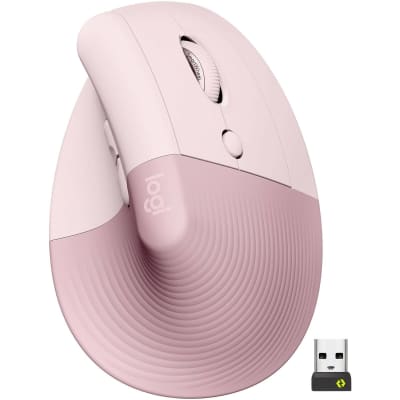 MOUSE LOGITECH LIFT VERTICAL WIRELESS ROSE (910-006472)4