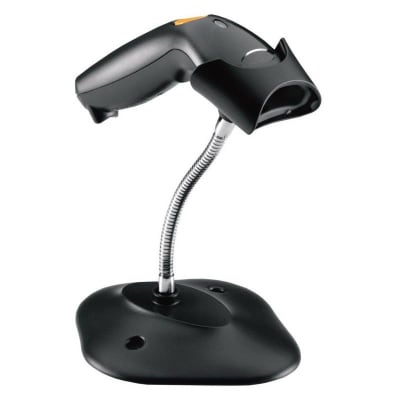 LECTOR DE CODIGO DE BARRAS ZEBRA LS1203 1D CON SOPORTE (LS1203-7AZU0100SR) (NT7)