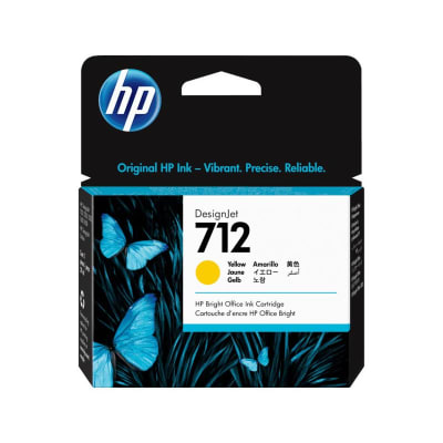 CARTUCHO DE TINTA HP 712A AMARILLO 20ML (3ED69A) (NT18)