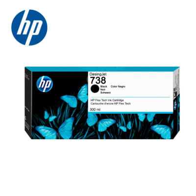 CARTUCHO DE TINTA HP 738 NEGRO 300 ML (498N8A) (NT18)