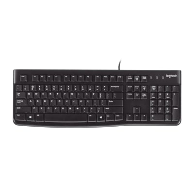 TECLADO LOGITECH K120 STD SP USB BLACK ES (920-004422) (NT8)6