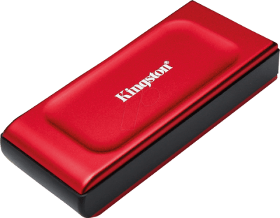 UNIDAD DE ESTADO SÓLIDO PÓRTATIL KINGSTON XS1000 - EXTERNO - 2TB ROJO (SXS1000R/2000G) (NT7)