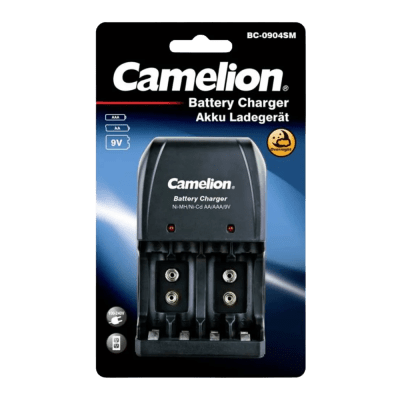 CARGADOR DE PILAS CAMELION AA/AAA 9V (BC-0904SM) (NT35)